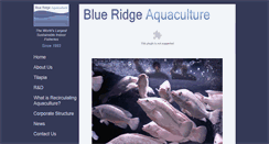 Desktop Screenshot of blueridgeaquaculture.com